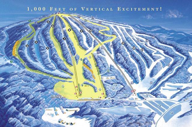 Elk Mountain Ski Resort Pista