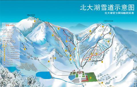 Beidahu Piste / Trail Map