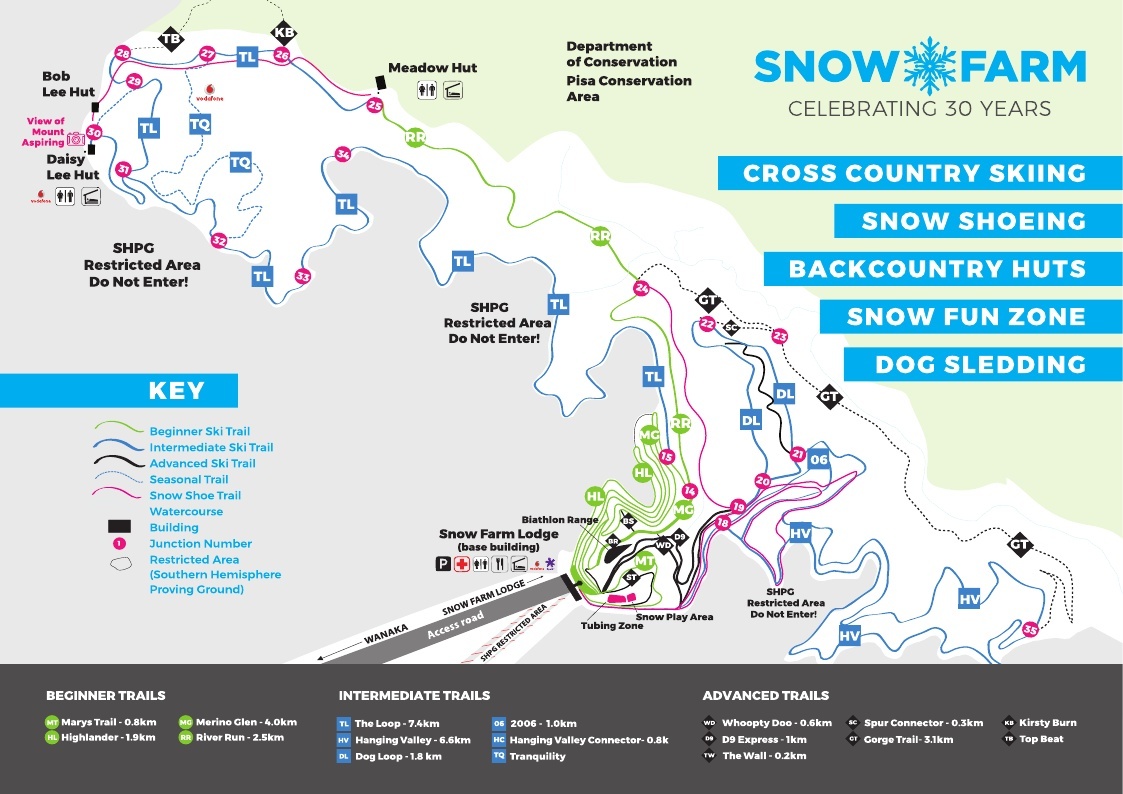 Snow Farm Piste / Trail Map