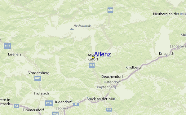 Aflenz Location Map