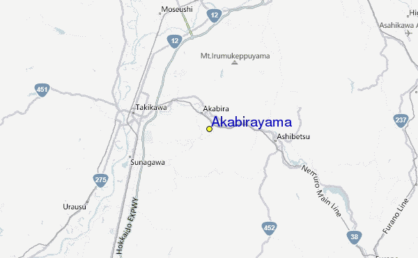 Akabirayama Location Map