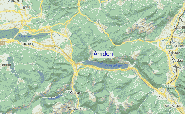 Amden Location Map