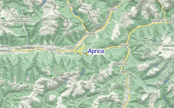 Aprica Location Map