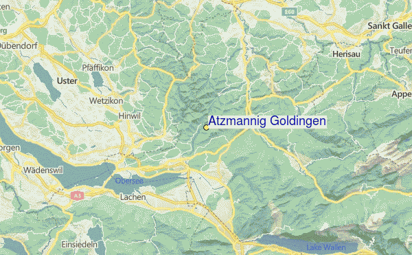 Atzmännig Goldingen Location Map