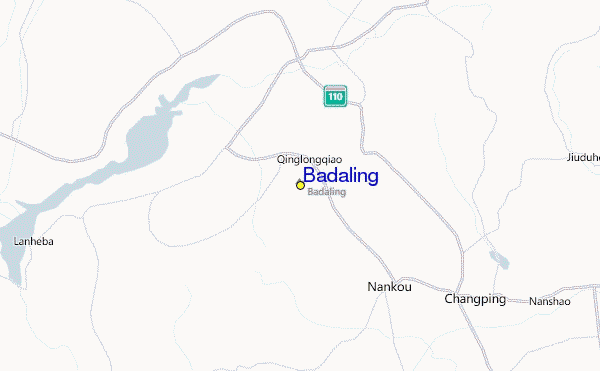 Badaling Location Map