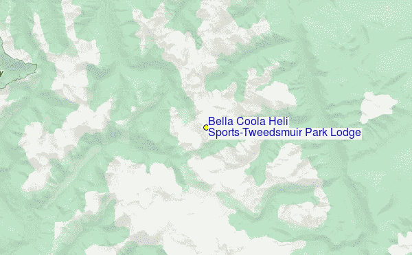 Bella Coola Heli Sports-Tweedsmuir Park Lodge Location Map
