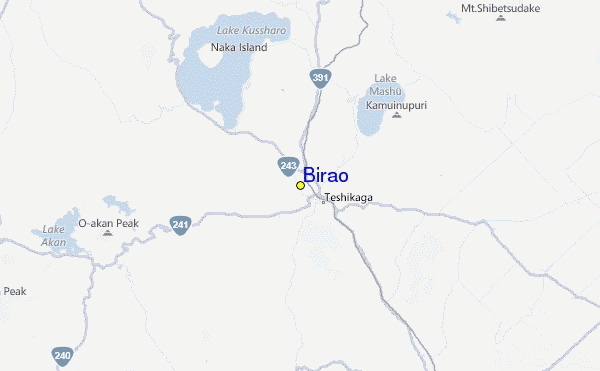Birao Location Map