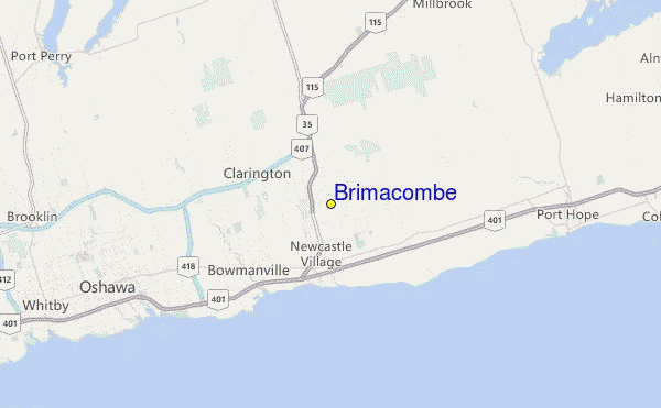 Brimacombe Location Map