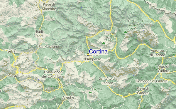 Cortina Location Map