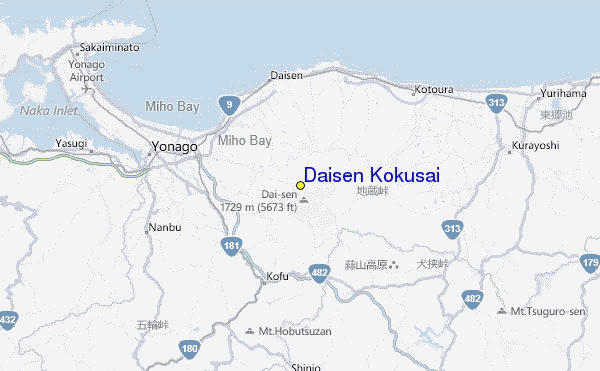 Daisen Kokusai Location Map