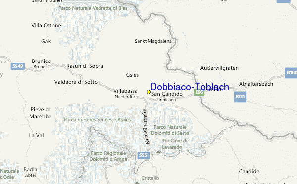 Dobbiaco/Toblach Location Map