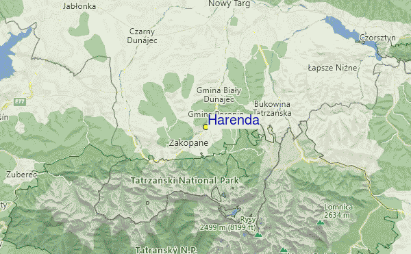 Harenda Location Map