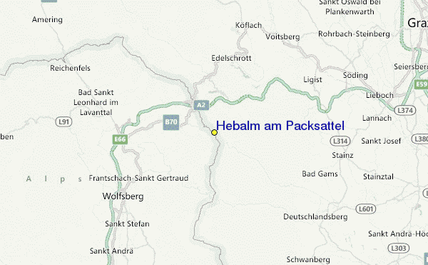 Hebalm am Packsattel Location Map