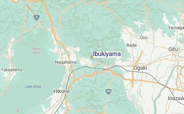 Ibukiyama Location Map
