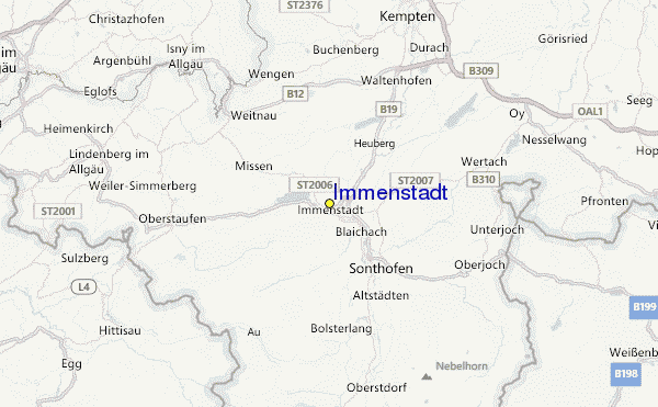 Immenstadt Location Map