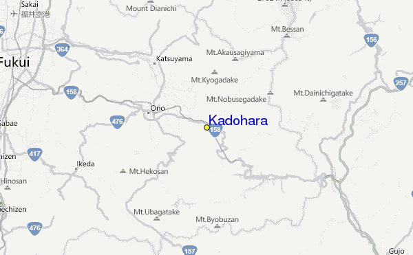 Kadohara Location Map
