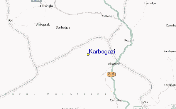 Karbogazi Location Map