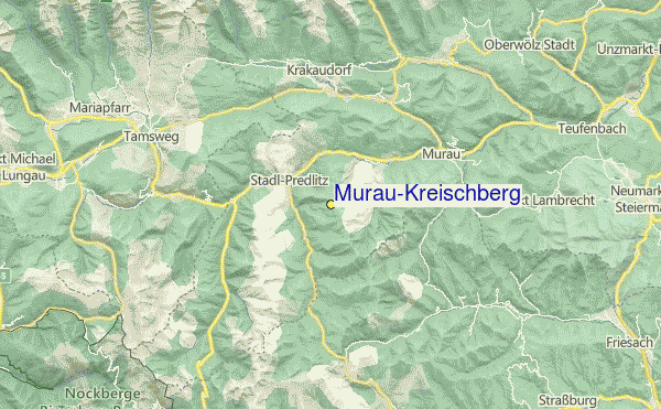 Murau/Kreischberg Location Map
