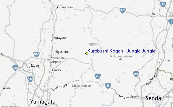 Kurobushi Kogen - Jungle Jungle Location Map