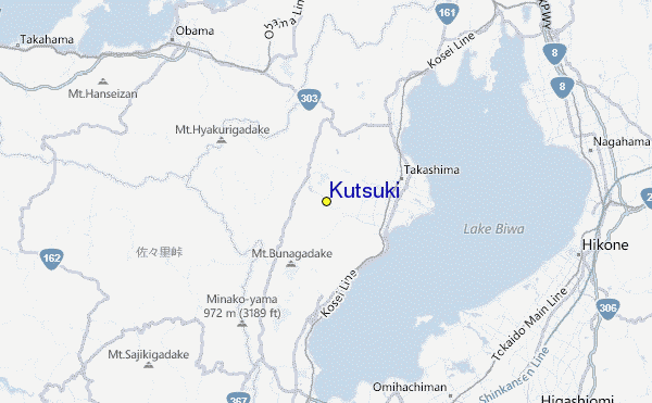 Kutsuki Location Map