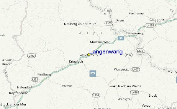 Langenwang Location Map