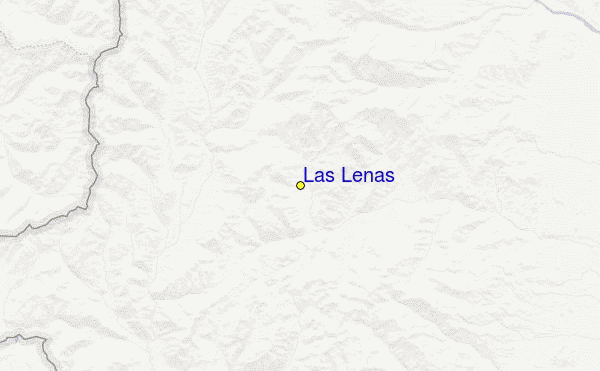 Las Leñas Location Map