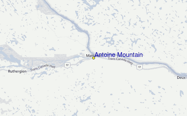 Antoine Mountain Location Map