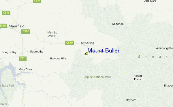 Mount Buller Location Map