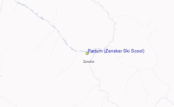 Padum (Zanskar Ski Scool) Location Map