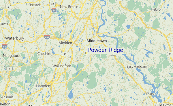 Powder Ridge Location Map