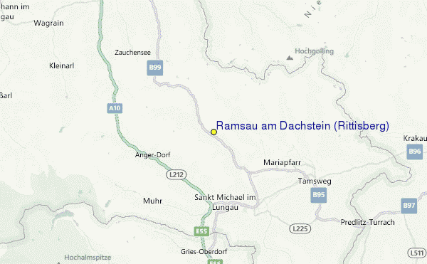 Ramsau am Dachstein (Rittisberg) Location Map