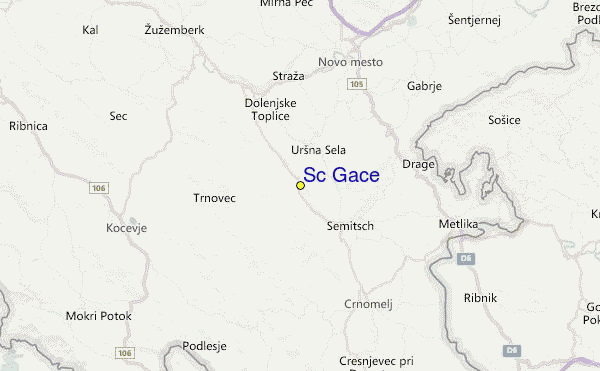 Sc Gače Location Map