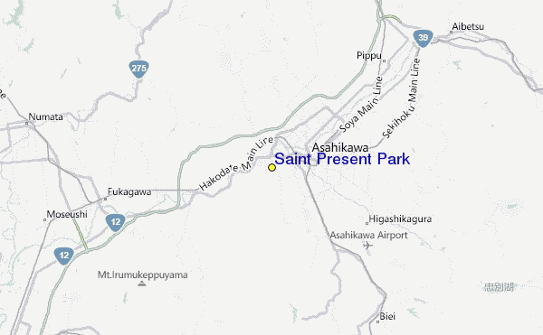 Santa Present Park Location Map