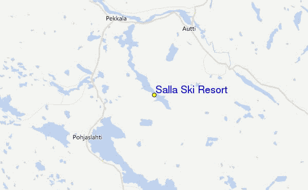 Salla Ski Resort Location Map