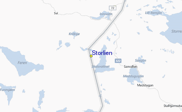 Storlien Location Map