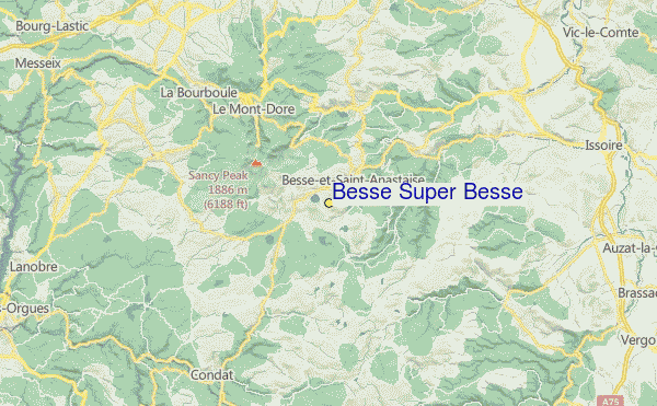 Besse Super Besse Location Map