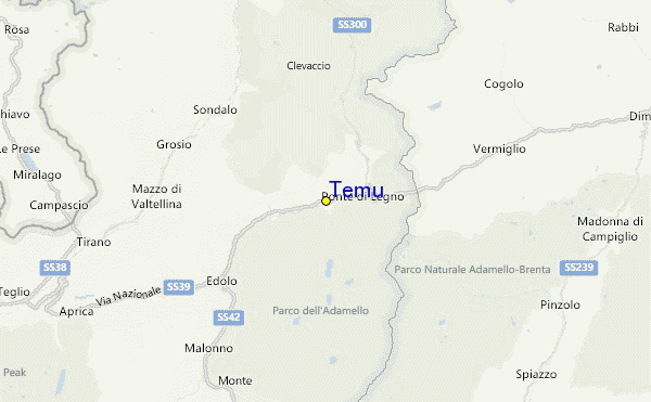 Temù Location Map