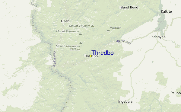 Thredbo Location Map