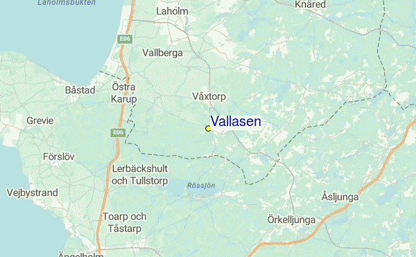 Vallåsen Location Map