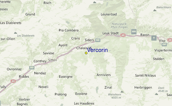 Vercorin Location Map