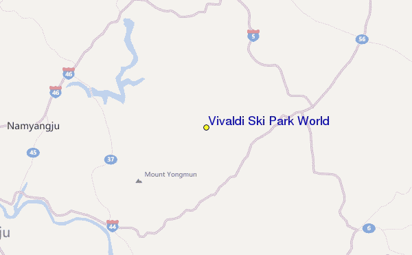 Vivaldi Ski Park World Location Map