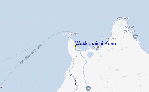 Wakkanaishi Koen Location Map