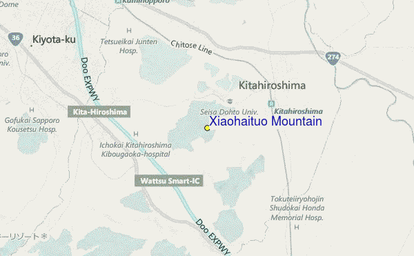 Xiaohaituo Mountain Location Map