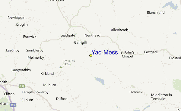 Yad Moss Location Map