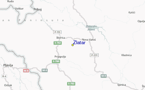 Zlatar Location Map
