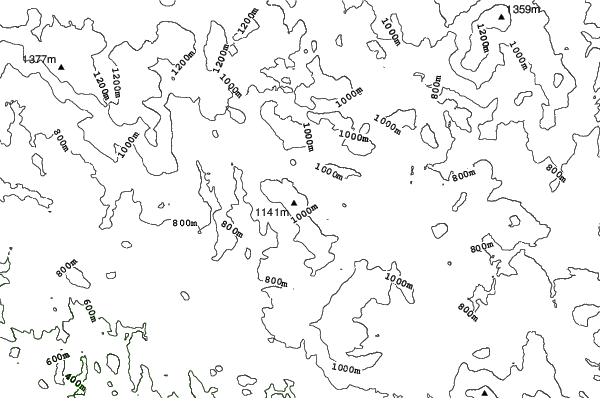 Almberg/Skizentrum Mitterdorf neighbourhood contours