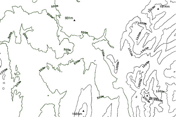 Annecy-LeSemnoz neighbourhood contours