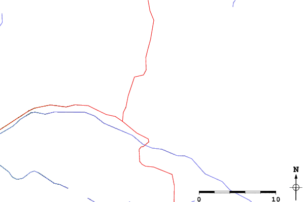 Roads and rivers close to Antelope Butte