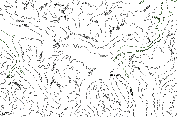 Arkhyz neighbourhood contours