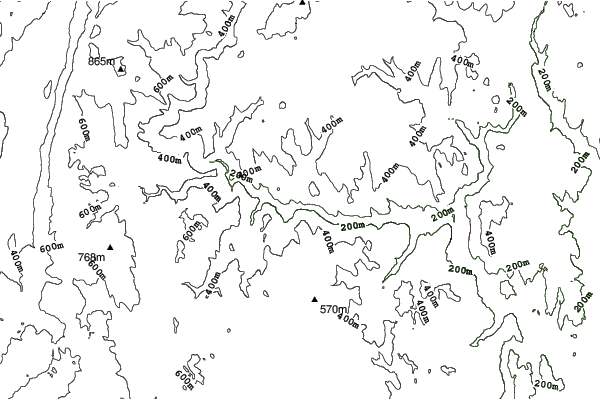 Berkshire East neighbourhood contours